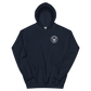 USS Yorktown (CVS-10) 1967-68 WESTPAC/VIETNAM Unisex Hoodie – front view, navy