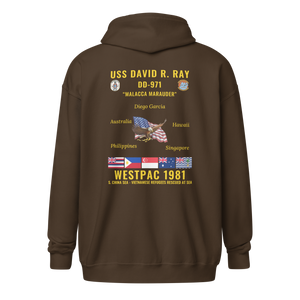 USS David R. Ray (DD-971) 1981 Cruise Zip Hoodie