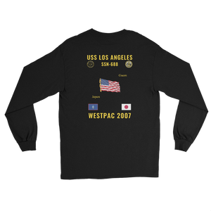 USS Los Angeles (SSN-688) 2007 WestPac Long Sleeve Cruise Shirt