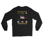 USS Minneapolis-Saint Paul (SSN-708) 1986 Northern Europe Long Sleeve Cruise Shirt