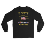 USS San Francisco (SSN-711) 1992 WestPac Long Sleeve Cruise Shirt
