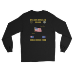 USS Los Angeles (SSN-688) 1980 Indian Ocean Long Sleeve Cruise Shirt