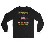 USS Birmingham (SSN-695) 1980-81 Med Long Sleeve Cruise Shirt