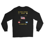 USS Hyman G. Rickover (SSN-709) 1986 N. Atlantic Long Sleeve Cruise Shirt