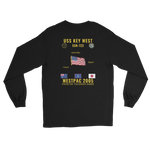 USS Key West (SSN-722) 2005 WestPac Long Sleeve Cruise Shirt