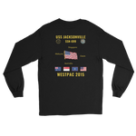 USS Jacksonville (SSN-699) 2015 WestPac Long Sleeve Cruise Shirt