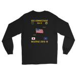 USS Connecticut (SSN-22) 2018-19 WestPac Long Sleeve Cruise Shirt