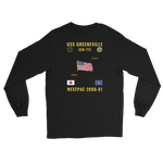 USS Greeneville (SSN-772) 2000-01 WestPac Long Sleeve Cruise Shirt
