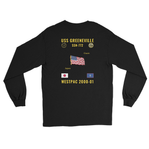 USS Greeneville (SSN-772) 2000-01 WestPac Long Sleeve Cruise Shirt