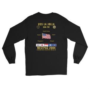USS La Jolla (SSN-701) 2004 WestPac Long Sleeve Cruise Shirt