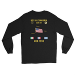 USS Alexandria (SSN-757) 1993 Med Long Sleeve Cruise Shirt