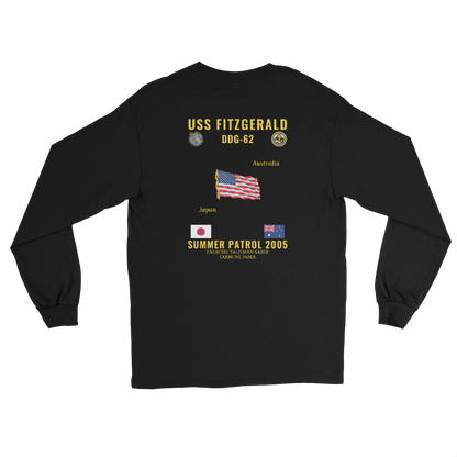 USS Fitzgerald (DDG-62) 2005 Summer Patrol Long Sleeve Cruise Shirt