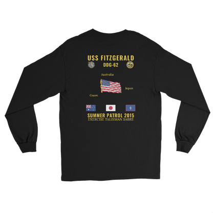 USS Fitzgerald (DDG-62) 2015 Summer Patrol Long Sleeve Cruise Shirt