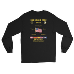 USS Donald Cook (DDG-75) 2022 Baltic Long Sleeve Cruise Shirt