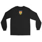 USS Belleau Wood (LHA-3) Ship's Crest Long Sleeve Shirt – front view, black