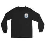 USS Antietam (CG-54) Ship's Crest Long Sleeve Shirt – front view, black