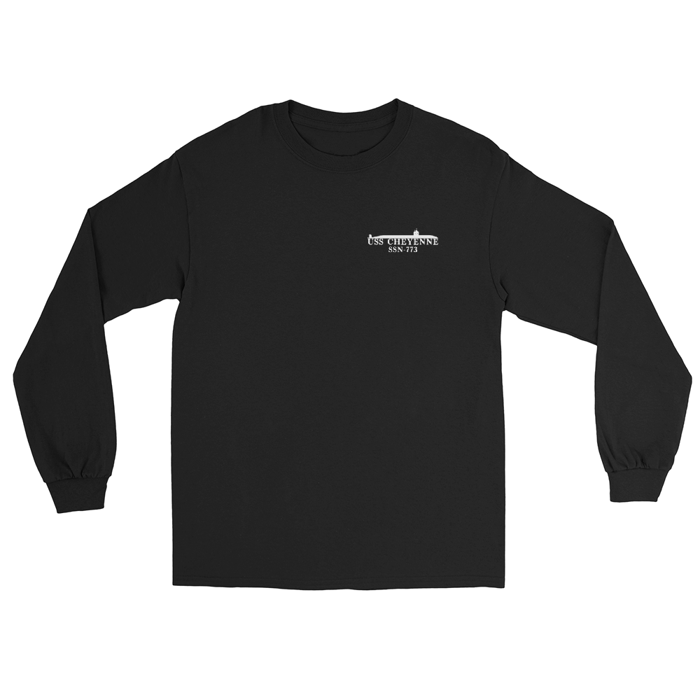 USS Cheyenne (SSN-773) 2015 WestPac Long Sleeve Cruise Shirt