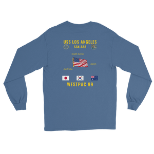 USS Los Angeles (SSN-688) 1999 WestPac Long Sleeve Cruise Shirt