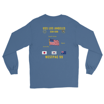 USS Los Angeles (SSN-688) 1999 WestPac Long Sleeve Cruise Shirt