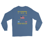 USS Albuquerque (SSN-706) 1986 NORLANT/Arctic Long Sleeve Cruise Shirt