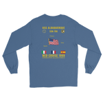 USS Albuquerque (SSN-706) 1999 Med Long Sleeve Cruise Shirt