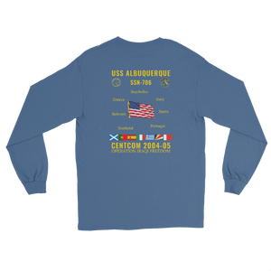 USS Albuquerque (SSN-706) 2004-05 CENTCOM Long Sleeve Cruise Shirt