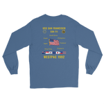 USS San Francisco (SSN-711) 1992 WestPac Long Sleeve Cruise Shirt