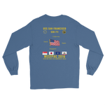 USS San Francisco (SSN-711) 2016 WestPac Long Sleeve Cruise Shirt