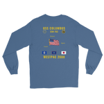 USS Columbus (SSN-762) 2008 WestPac Long Sleeve Cruise Shirt