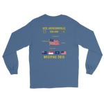 USS Jacksonville (SSN-699) 2015 WestPac Long Sleeve Cruise Shirt