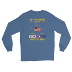 USS Louisville (SSN-724) 1988 WestPac Long Sleeve Cruise Shirt