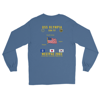 USS Olympia (SSN-717) 2003 WestPac Long Sleeve Cruise Shirt