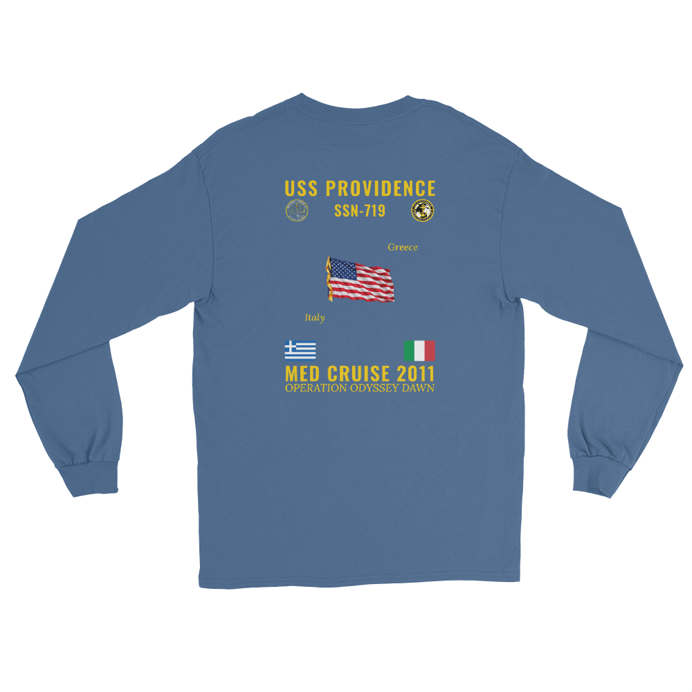 USS Providence (SSN-719) 2011 Med Long Sleeve Cruise Shirt