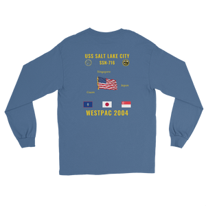 USS Salt Lake City (SSN-716) 2004 WestPac Long Sleeve Cruise Shirt