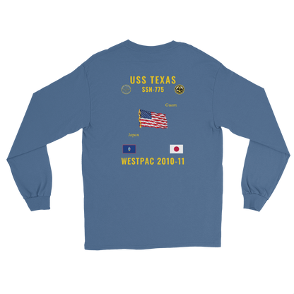 USS Texas (SSN-775) 2010-11 WestPac Long Sleeve Cruise Shirt
