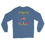 USS Donald Cook (DDG-75) 2017 Med/N. Atlantic Long Sleeve Cruise Shirt