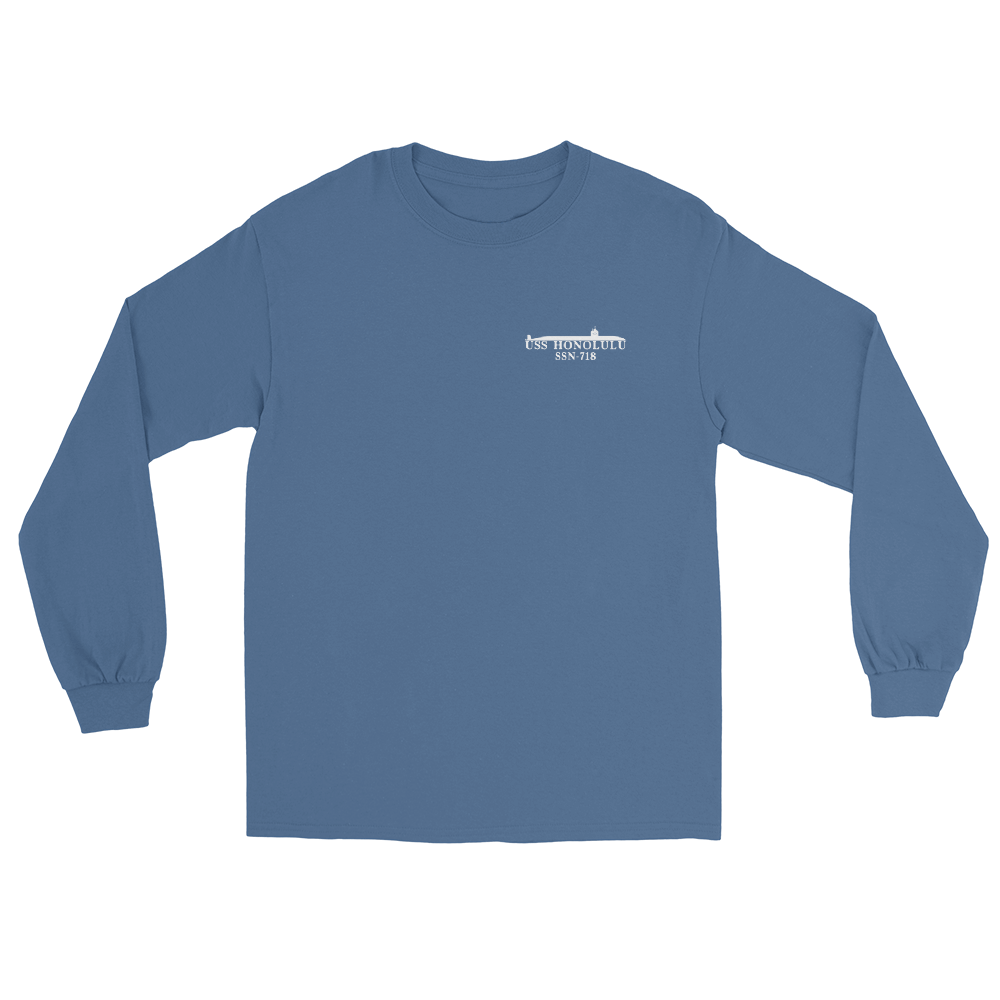 USS Honolulu (SSN-718) 1988-89 WestPac Long Sleeve Cruise Shirt