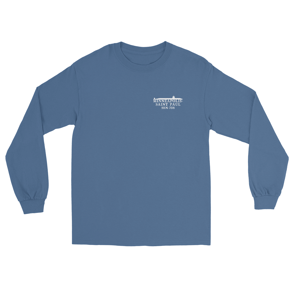 USS Minneapolis-Saint Paul (SSN-708) 1994-95 North Atlantic Long Sleeve Cruise Shirt