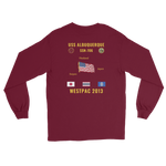 USS Albuquerque (SSN-706) 2013 WestPac Long Sleeve Cruise Shirt