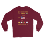 USS Birmingham (SSN-695) 1980-81 Med Long Sleeve Cruise Shirt