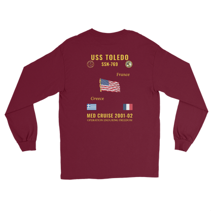 USS Toledo (SSN-769) 2001-02 Med Long Sleeve Cruise Shirt