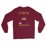 USS Connecticut (SSN-22) 2018-19 WestPac Long Sleeve Cruise Shirt