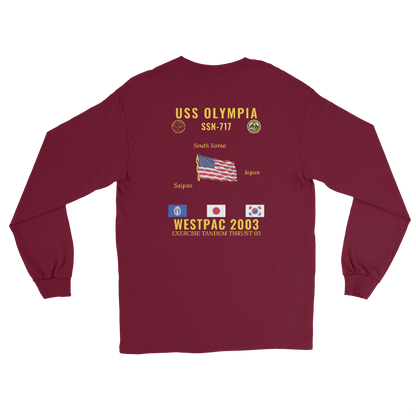 USS Olympia (SSN-717) 2003 WestPac Long Sleeve Cruise Shirt
