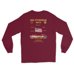 USS Fitzgerald (DDG-62) 2022 Indo-pacific/Gulf Long Sleeve Cruise Shirt