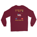 USS John S McCain (DDG-56) 2014 Spring Patrol Long Sleeve Cruise Shirt