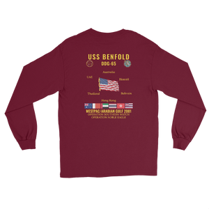 USS Benfold (DDG-65) 2001 WestPac/Arabian Gulf Long Sleeve Cruise Shirt