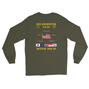 USS Bremerton (SSN-698) 1999-00 WestPac Long Sleeve Cruise Shirt