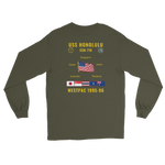 USS Honolulu (SSN-718) 1995-96 WestPac Long Sleeve Cruise Shirt