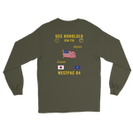 USS Honolulu (SSN-718) 2004 WestPac Long Sleeve Cruise Shirt