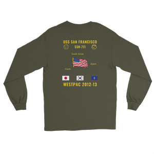 USS San Francisco (SSN-711) 2012-13 WestPac Long Sleeve Cruise Shirt
